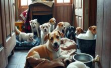 Il comune di Sciacca interviene in una casa invasa da 25 cani