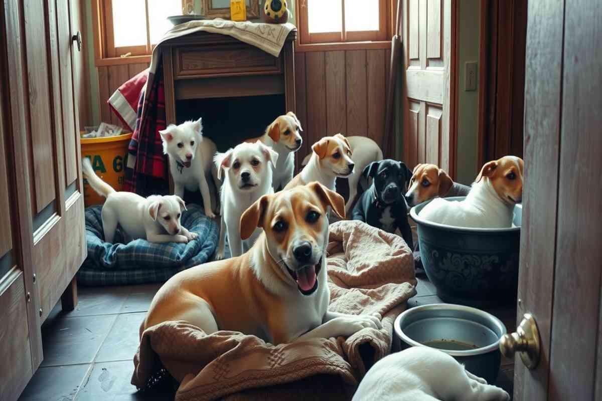 Il comune di Sciacca interviene in una casa invasa da 25 cani