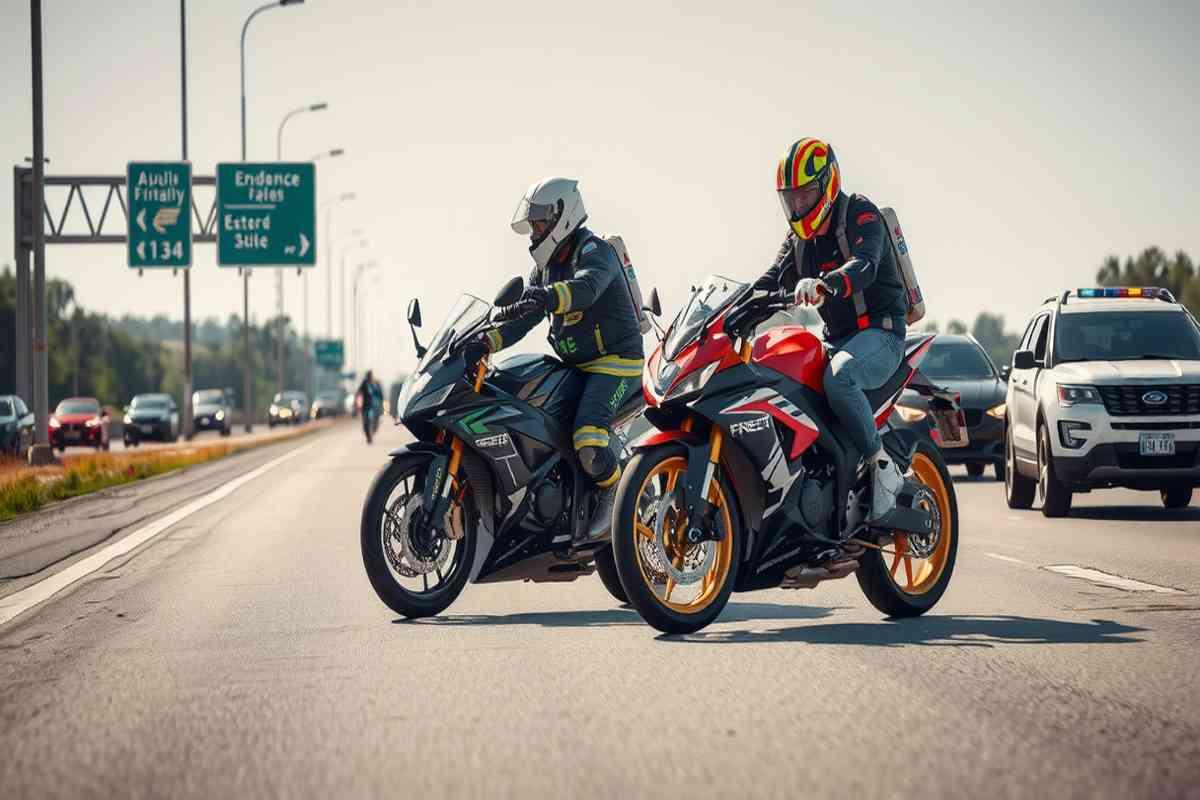 Incidente sull'A19: due motociclisti feriti in un drammatico scontro