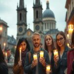 Unite nella luce: la madre di Taormina partecipa alla fiaccolata per le vittime di violenza