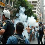 Caos e arresti: la manifestazione sfocia in devastazione e saccheggio